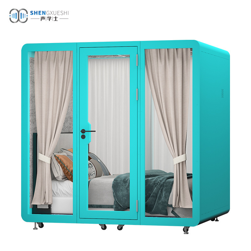 Oem Odm custom wholesale price noise insulation prefab house personal sleeping pods and cabins for sleeping