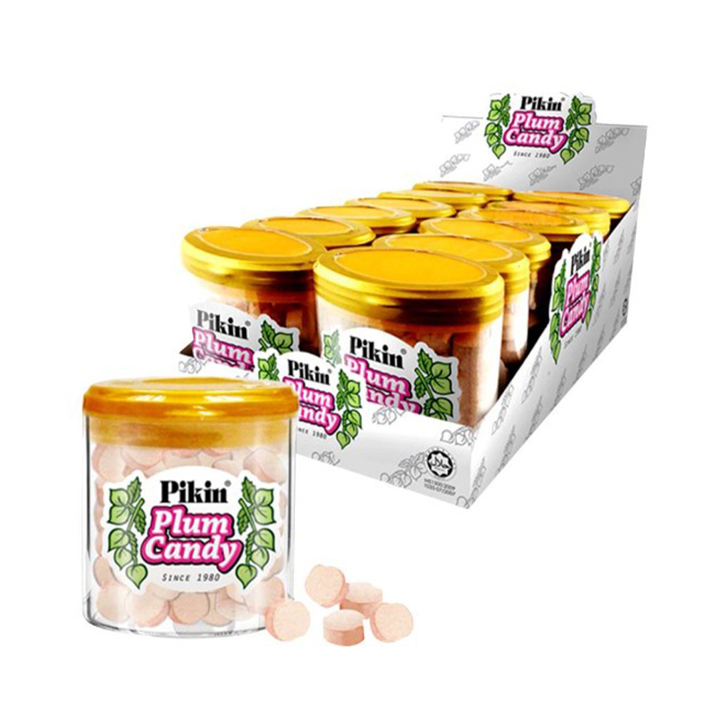 HOT SELLING CHILDHOOD SNACK CANDY PIKIN PLUM TABLET FRUIT FLAVOUR CHILDREN FAVOURITE MALAYSIA WHOLESALER