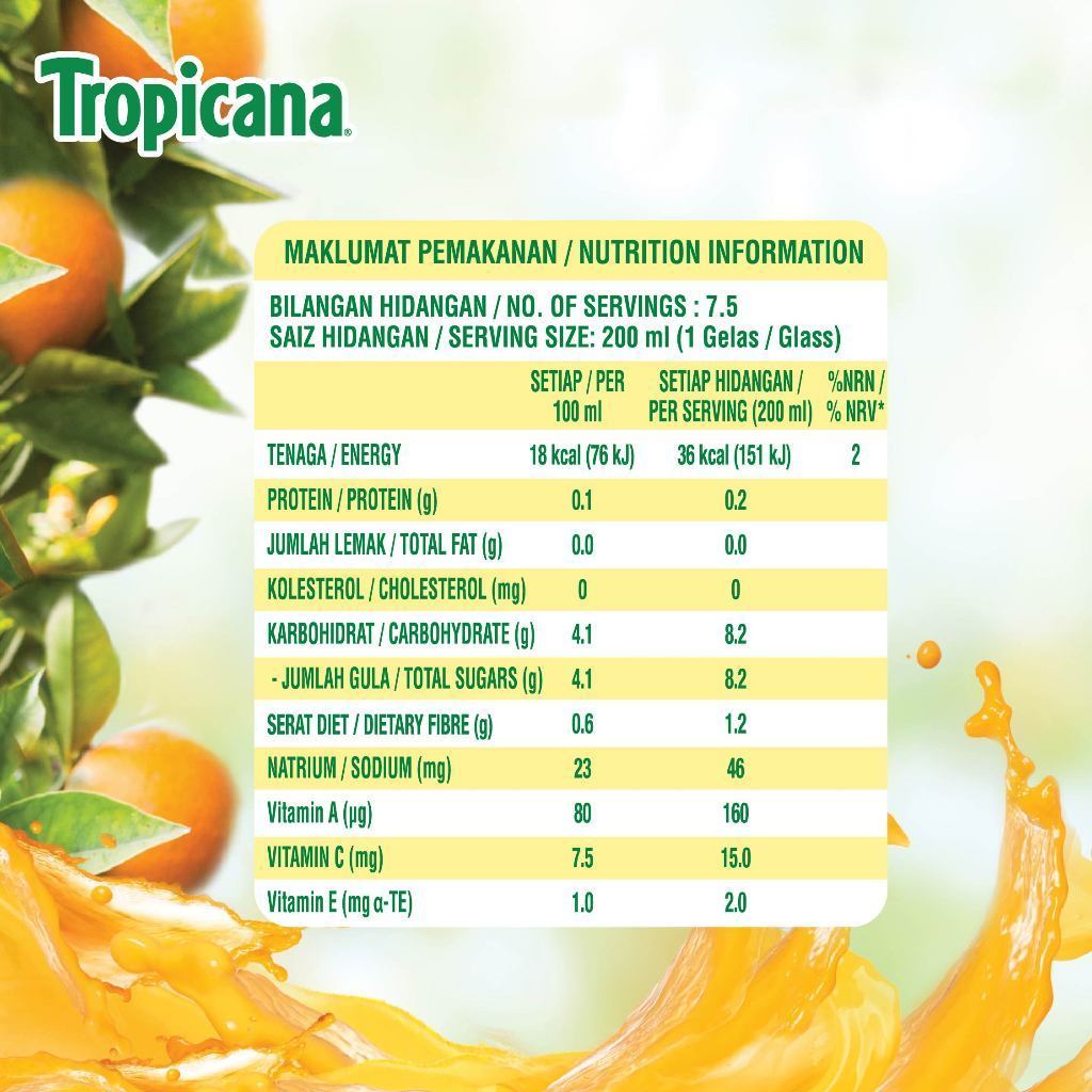 TWISTER ORANGE JUICE [355ML x 24] WORLD NO.1 JUICE BRAND REAL FRUIT PULP WITH RICH IN VITAMIN WHOLESALER MALAYSIA