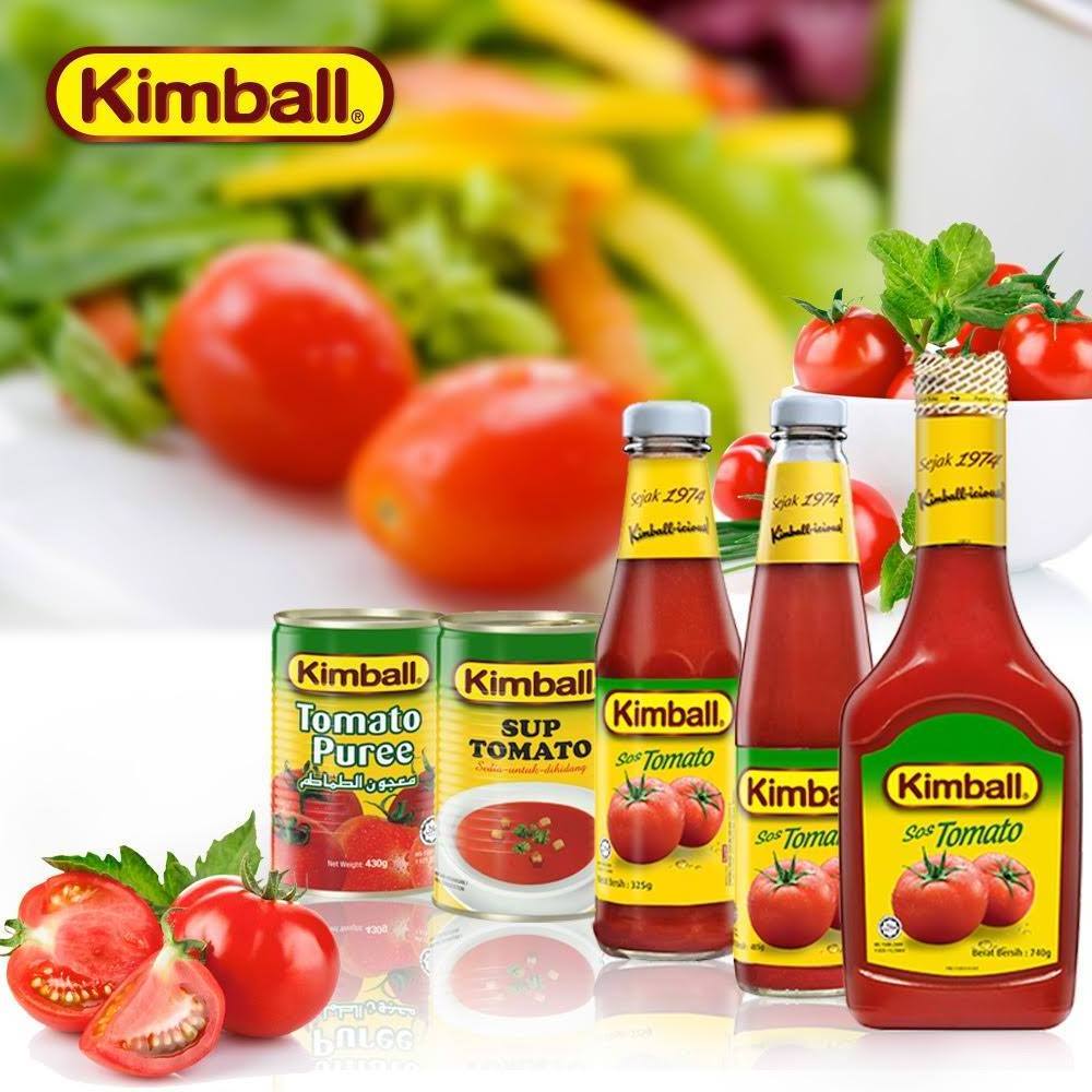 KIMBALL TOMATO KETCHUP 325G [24 x 325G] SOS TOMATO KETCHUP FAVOURITE MALAYSIAN CONDIMENT WHOLESALER MALAYSIA