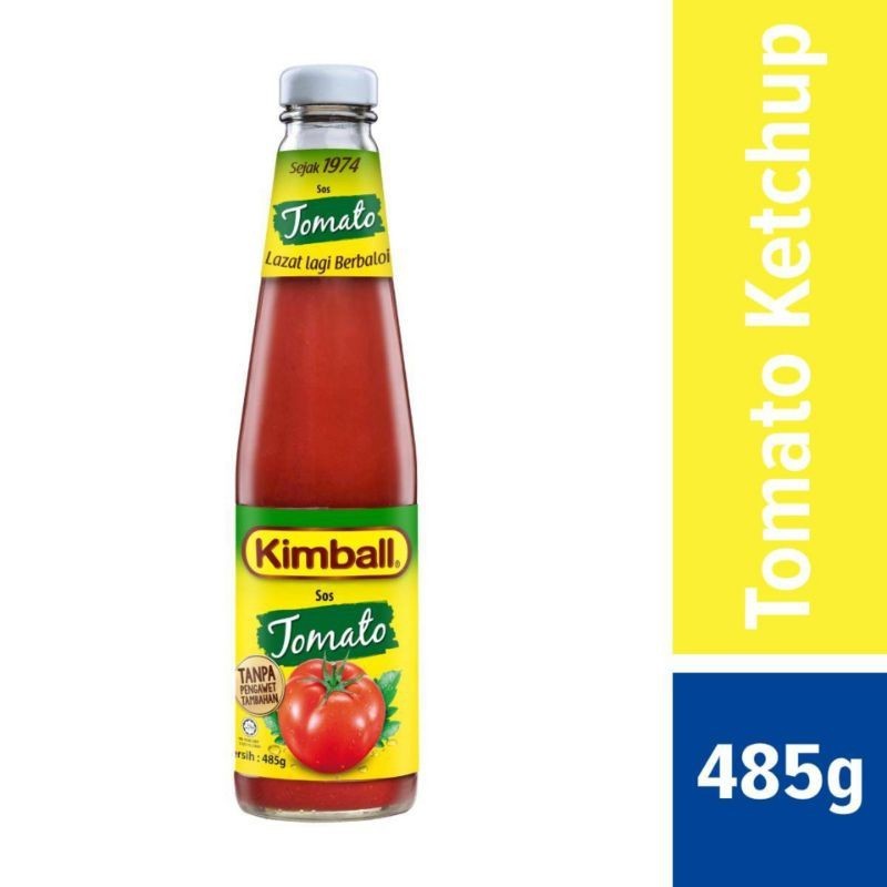 KIMBALL TOMATO KETCHUP SAUCE 485G [12 x 485G] SOS TOMATO KETCHUP FAVOURITE MALAYSIAN CONDIMENT WHOLESALER MALAYSIA