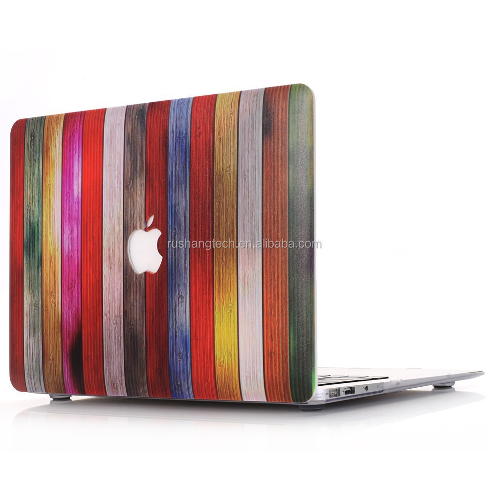 custom wood case pc laptop cases for apple macbook pro 14 2023 macbook protective shell 2020 Air 13 A1932 A2179 A2337