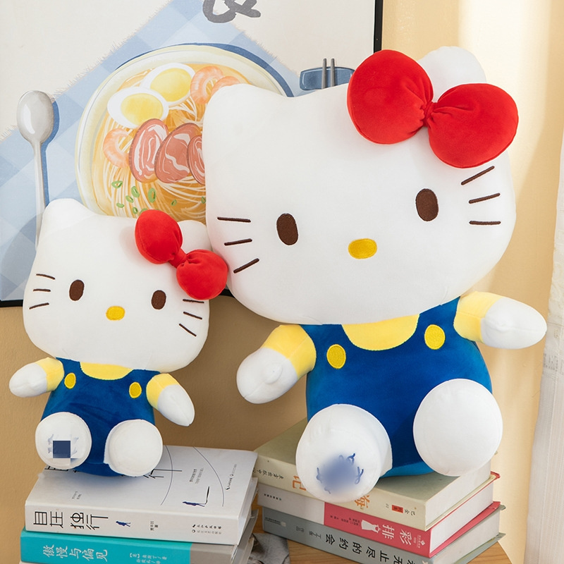 New Style Creative Hello KT Plush Straw berry Cat Doll Cute Hello KT Kitty Plush Toy Girl Birthday Gift stuffed animal toys