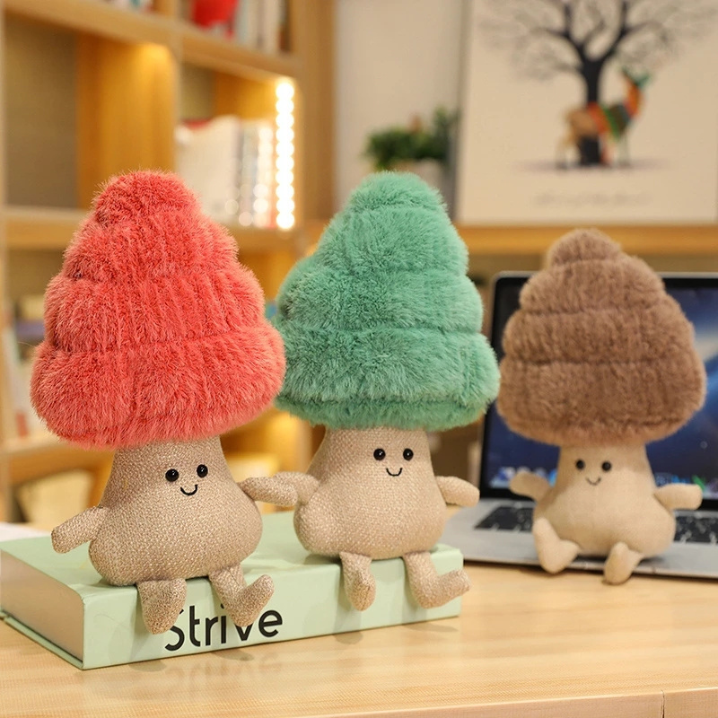 Ruunjoy 32/41cm Kawaii Pine Bamboo Plush Toys Lovely Potted Plant Plush Dolls Stuffed Soft Toy Creative Home Car Decor Present