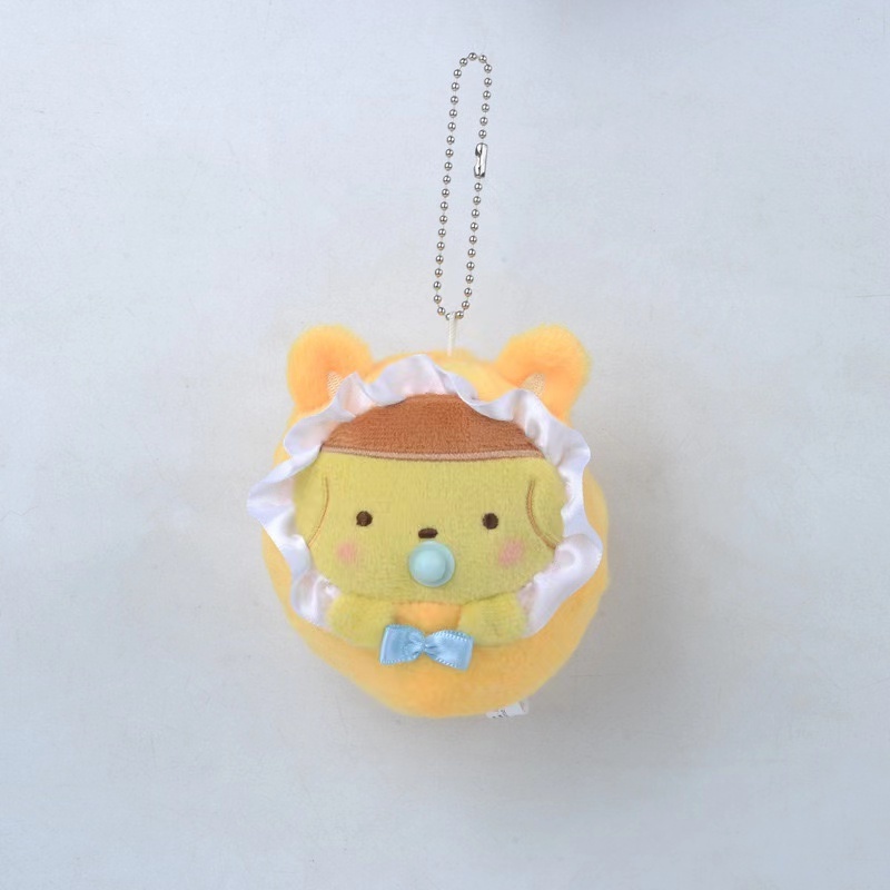 Ruunjoy New Release Kawaii Mini Plush Keychains Stuffed Cute Cartoon Kuromi My Melody Cinnamoroll Toy Plush Pendants Keychain