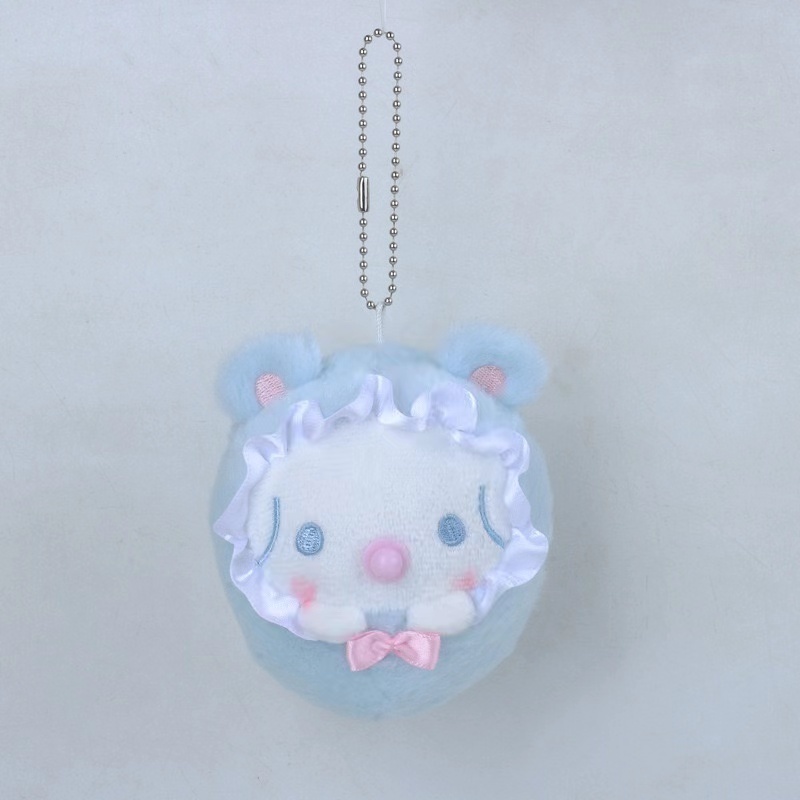 Ruunjoy New Release Kawaii Mini Plush Keychains Stuffed Cute Cartoon Kuromi My Melody Cinnamoroll Toy Plush Pendants Keychain