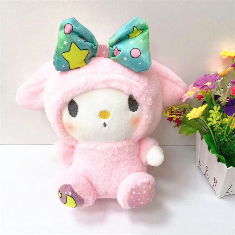 Custom wholesale Anime Figure Kuromi Plush Stuffed Plush Toy Animal My Melody Japan Sanrioes Plush Toy