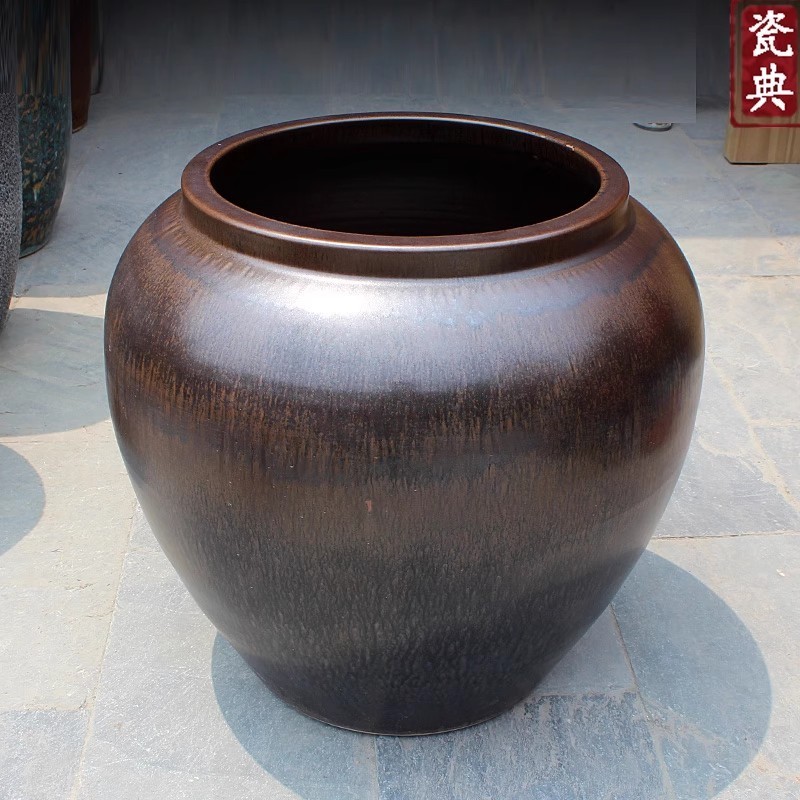 Jingdezhen Big Indoor Outdoor Ceramic Flower Pots Pottery Planter Home Garden Decoration Plant Pot home decors ceramics vases