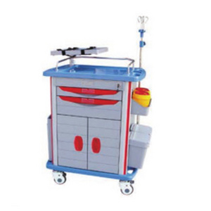 material drug cart / used in modern hospital drawer medicine trolley / Hospital trolley cart