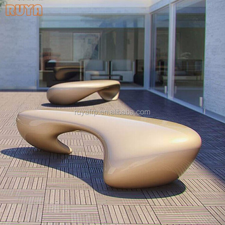 Unique Design Elegant Artistic Futuristic Home Office Desk Furniture Of Extravagant Showcasing A Fluid Shape Computer Table