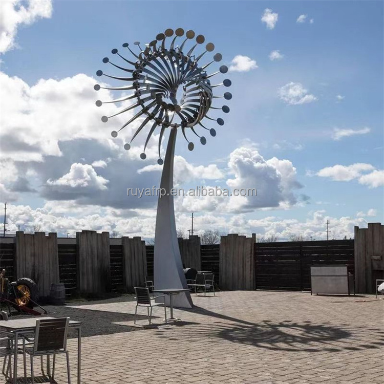 Stainless steel huge art equipment sculptures Outdoor Kinetic Sculpture Park