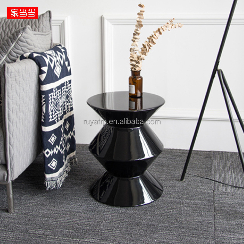 Living Space Art Interior Design Fun Stool  Modern Luxury Round Coffee Side Table Deco Cool Furniture