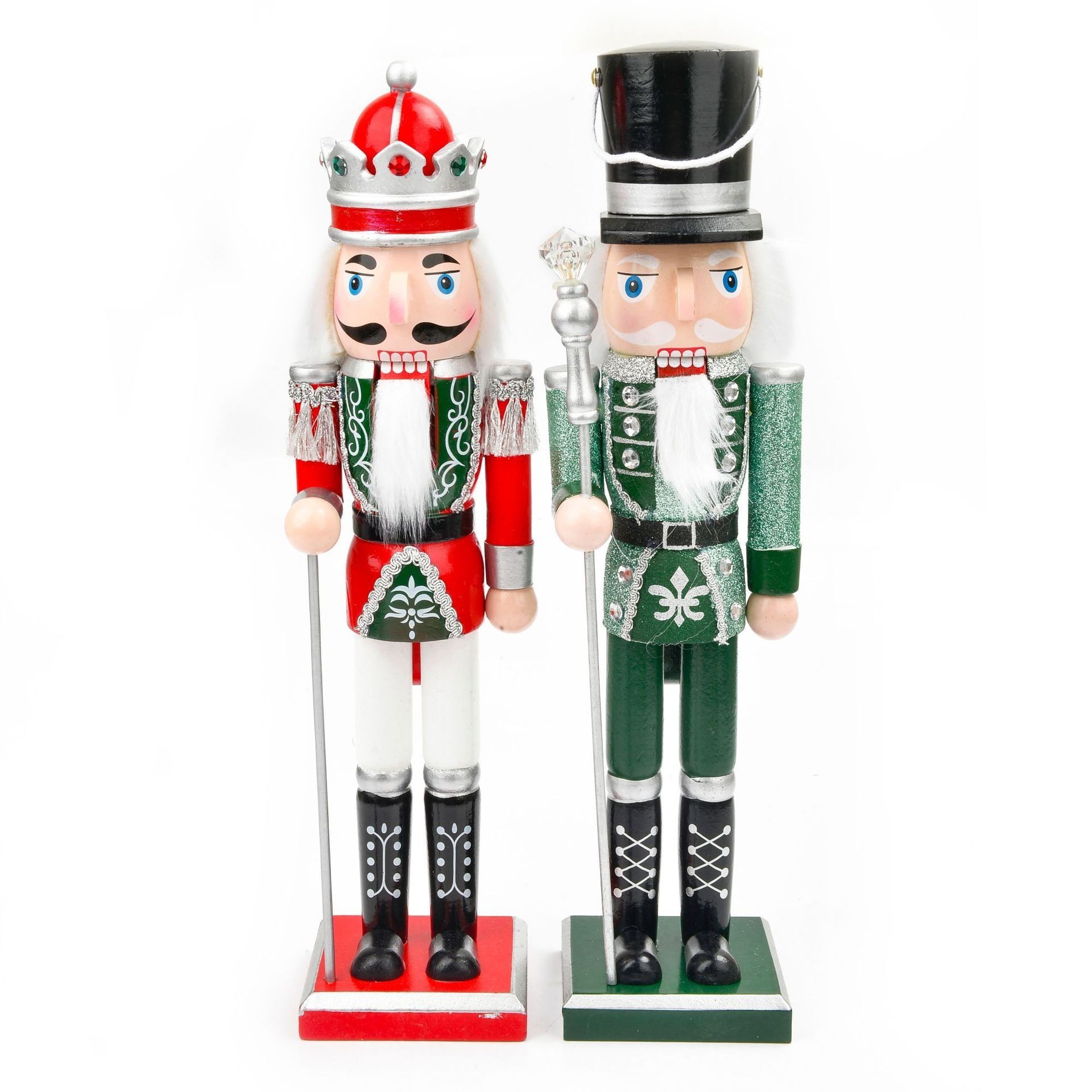 38cm wooden soldier nutcracker for christmas decoration