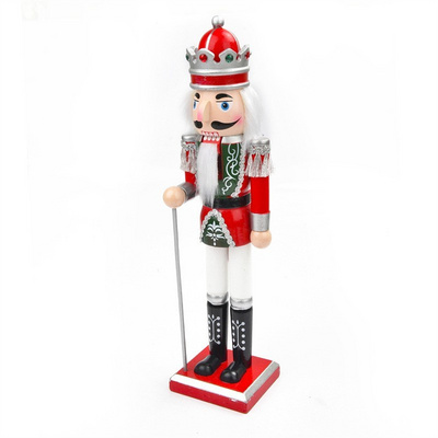 38cm wooden soldier nutcracker for christmas decoration