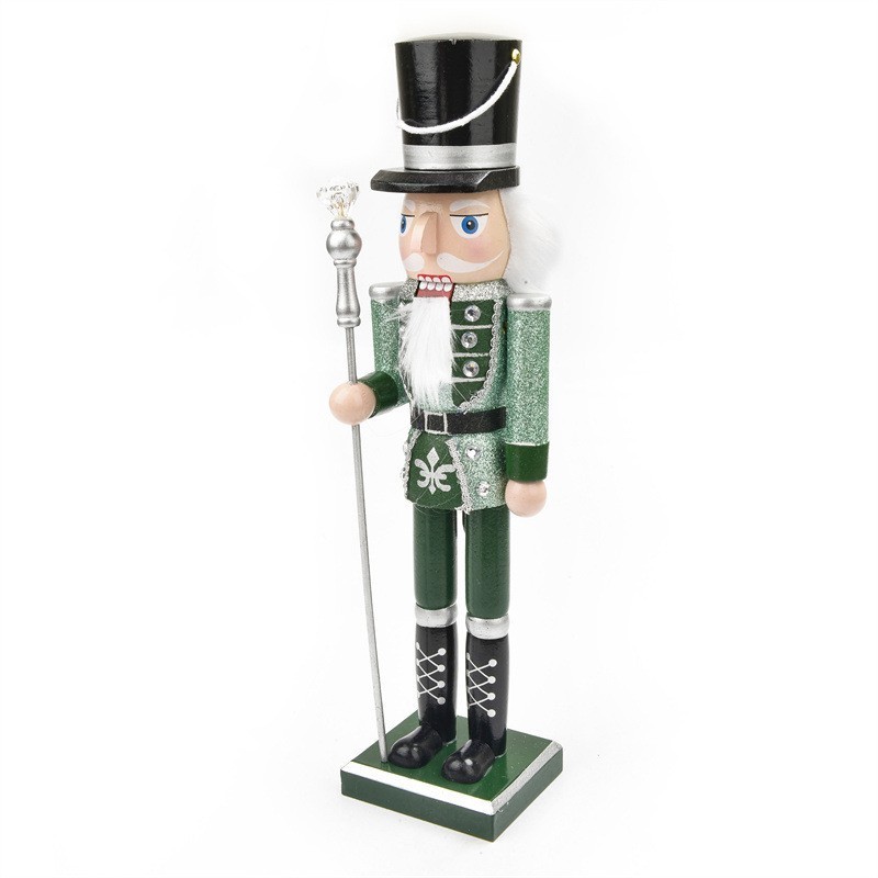 38cm wooden soldier nutcracker for christmas decoration