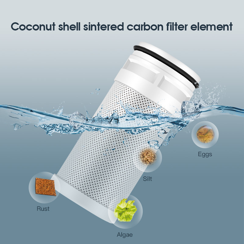 Activated carbon filter faucet water filter cartridge and carbon block