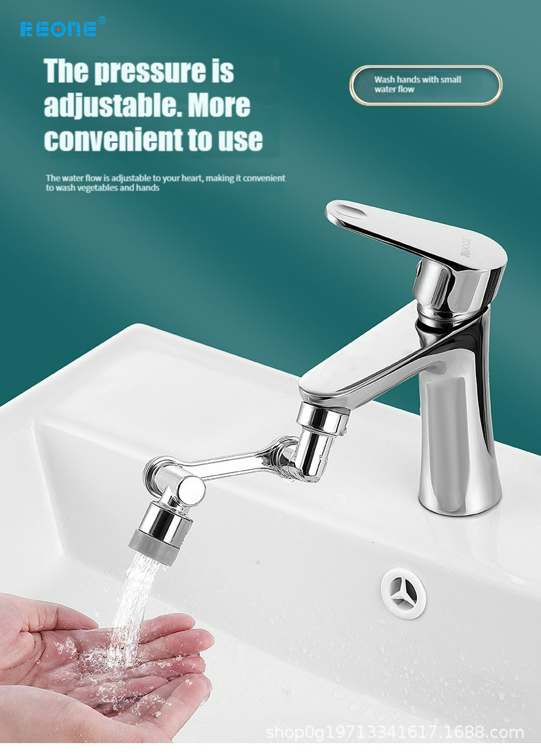 New bathroom sink faucet extender rotary faucet extender