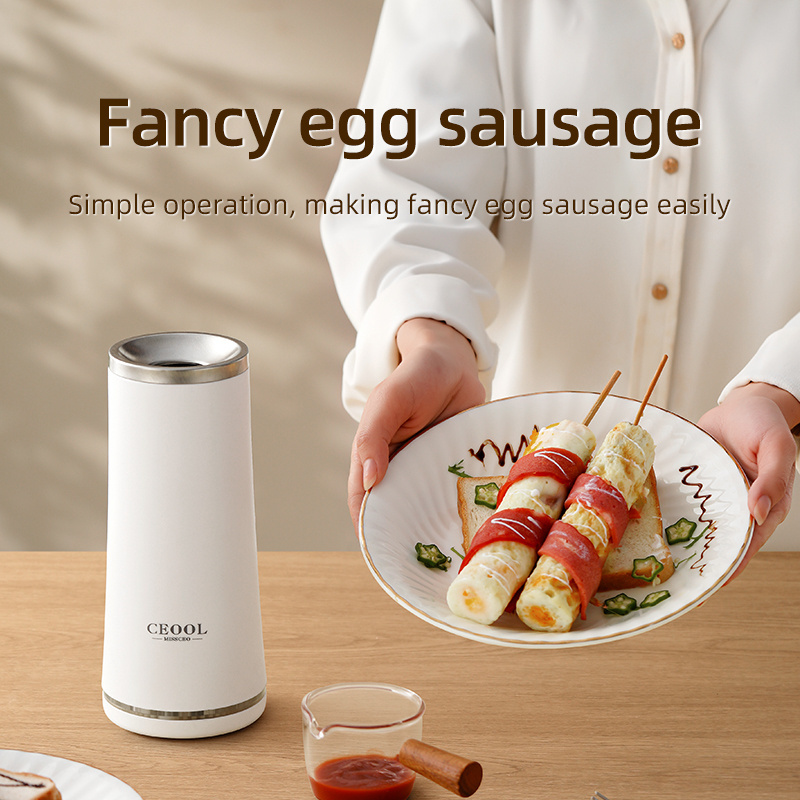 Wholesale Automatic Electric Hot Dogs Baking Machine Mini Snack Breakfast Egg Roll Maker for Home