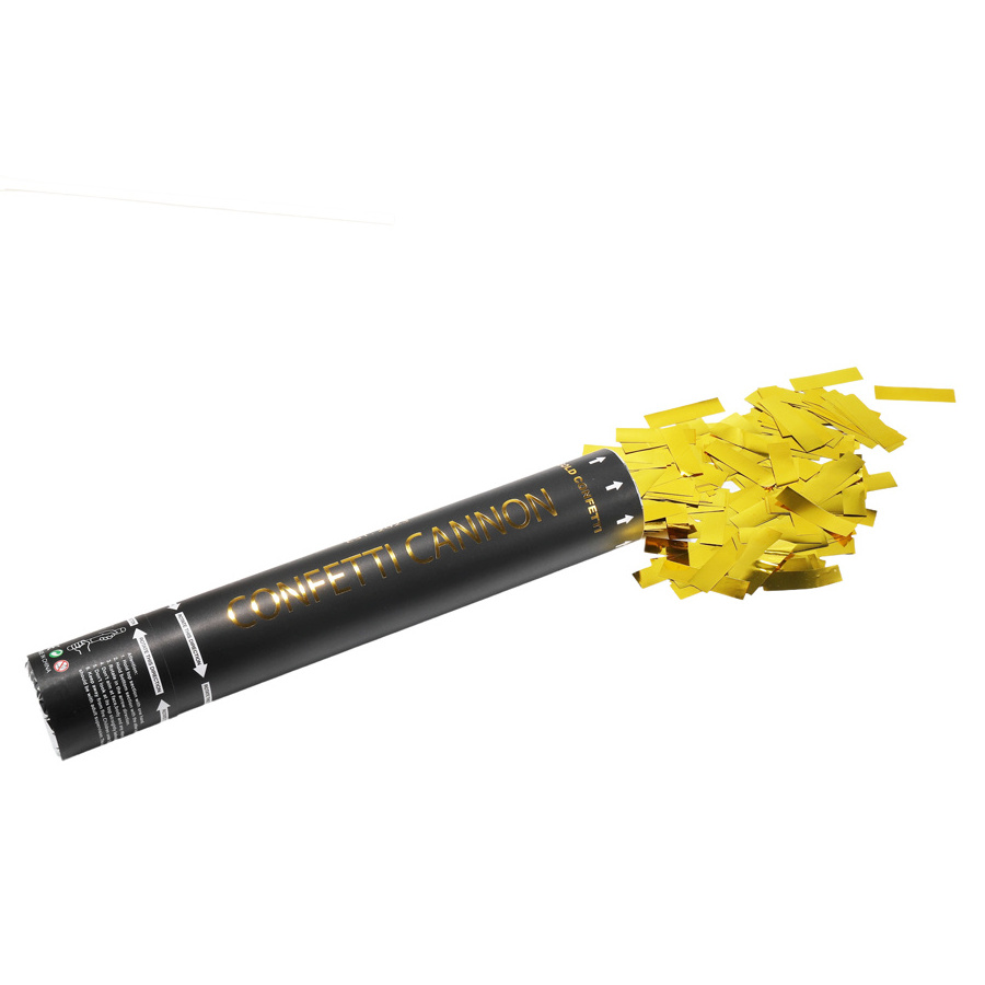 Newest design party poppers gold confetti cannon wedding confetti cannon