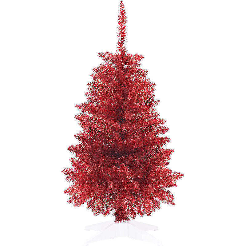 Christmas Ornaments Tree Outdoor Unique PE Mixed PVC White Flocked Snow Artificial Christmas Tree for Decoration