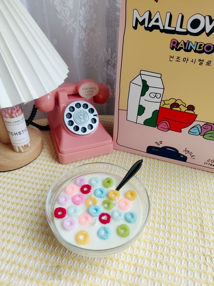 China Good cereal candle dessert scented candles candles that look like food