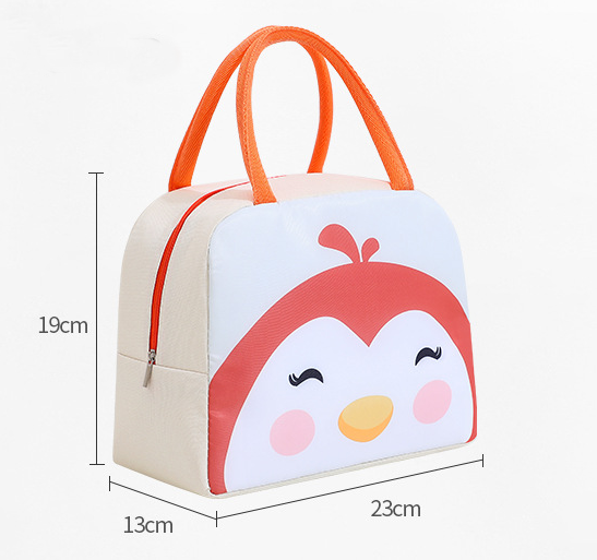 RU Lunch Bag Limited Portable Oxford Lunch Bags Fresh Cooler Bag for Students Convenient Tote Blue Pink Food Container