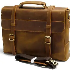 Customized Professional Laptop Briefcase Bag Briefcase Bag For Men Leather Briefcases Business