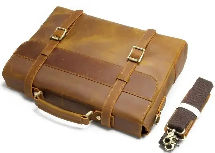 Customized Professional Laptop Briefcase Bag Briefcase Bag For Men Leather Briefcases Business