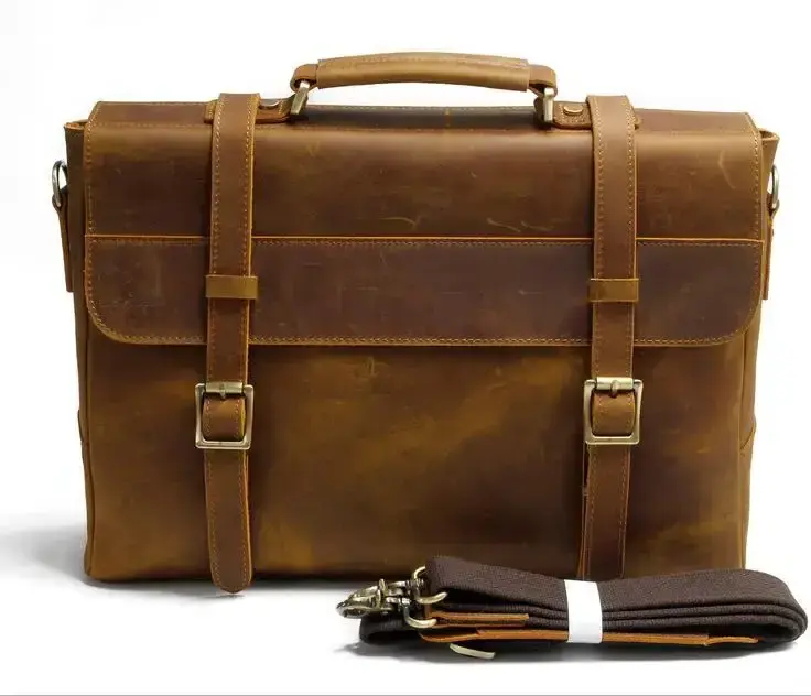 Customized Professional Laptop Briefcase Bag Briefcase Bag For Men Leather Briefcases Business