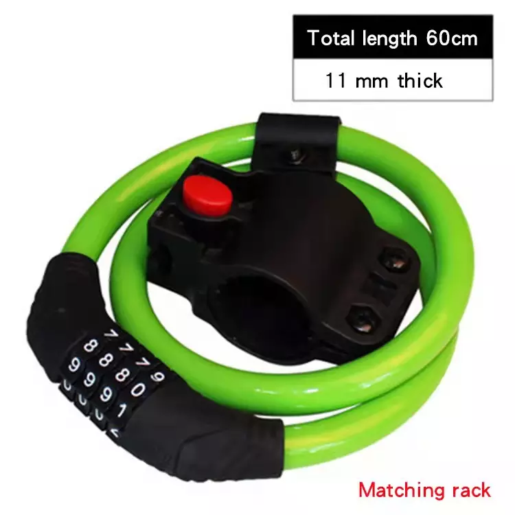 Combination number code bike locks for bicycle cycle wire lock bicycle 12mm x 650mm steel cable chain anti-theft mountain bike