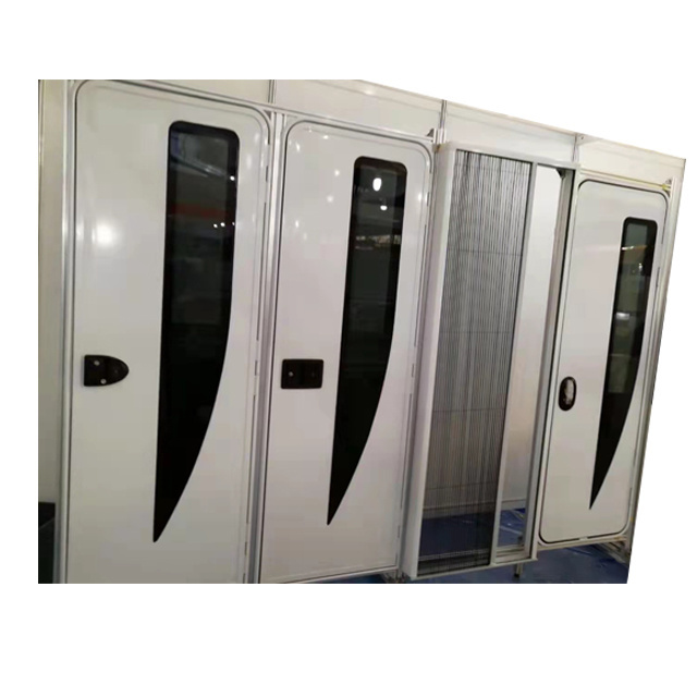 2022 New Arrival aluminum alloy caravan rv door with fly screen for motorhome camper trailer