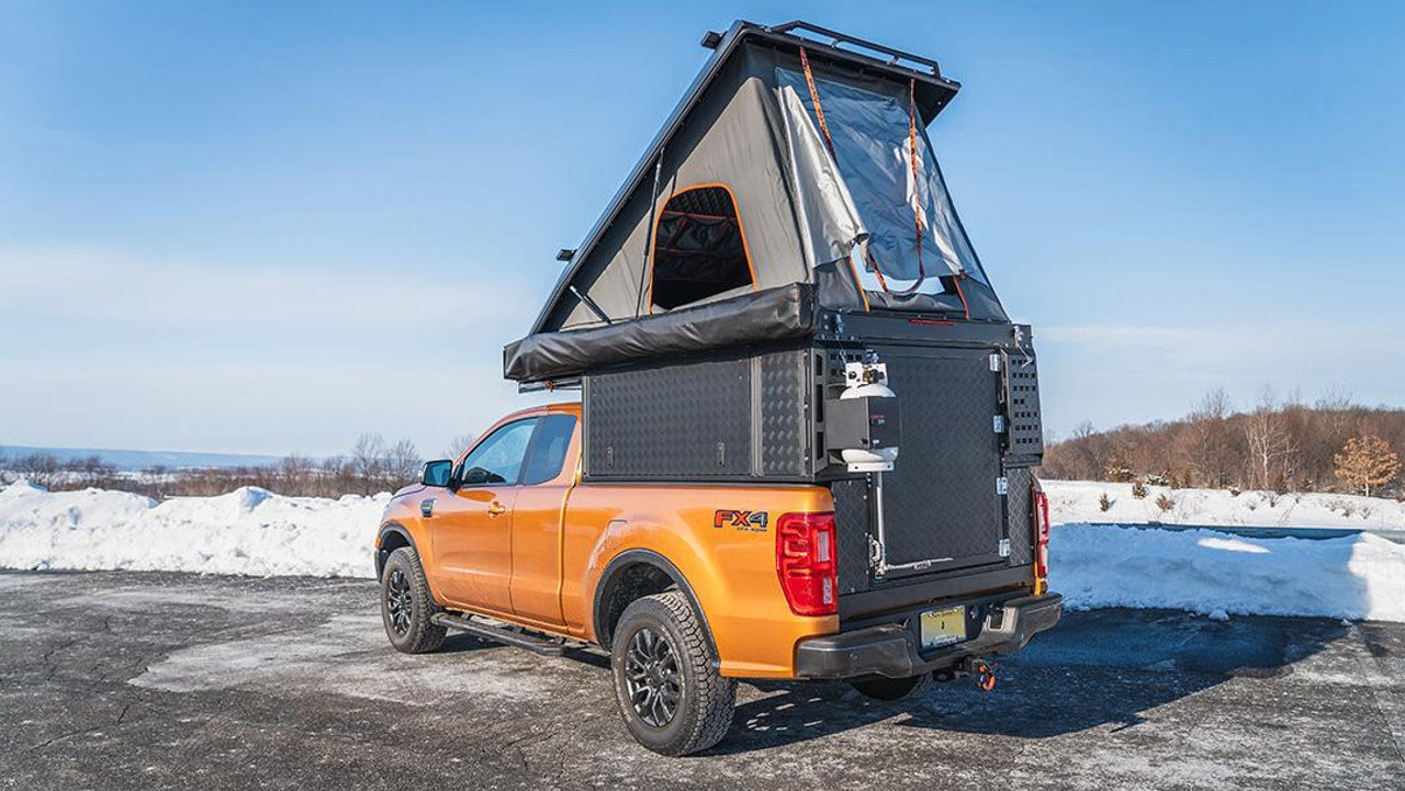 Ultra Lightweight Tall All Aluminum Frame Truck Bed Caps Slide In Camper Shells