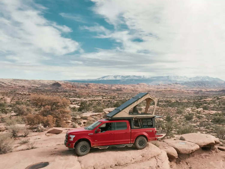 Ford Ranger Pickup Canopy Popup Camper for Pickup Truck Camping Ute Trays Canopies