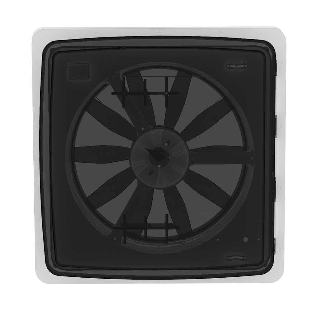 High quality 12v caravan roof hatch RV 360x360mm remote air ventilation fan