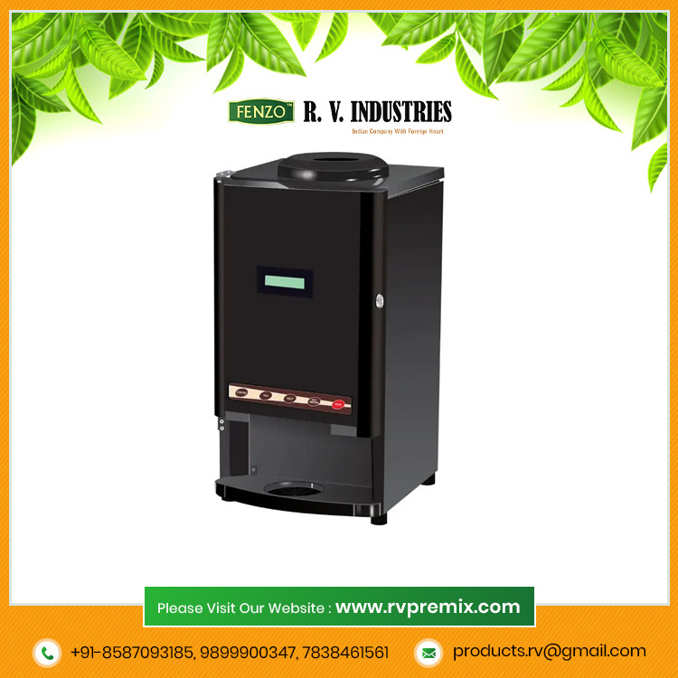 2024 High Sales Fully Automatic Two Selection Tea And  Coffee Vending Machine From Indian Exporter