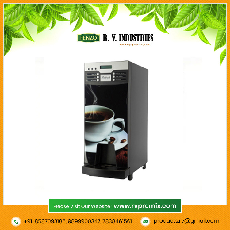 Top Quality Fully Automatic Four Selection Tea And Coffee Vending Machine From Indian Exporter