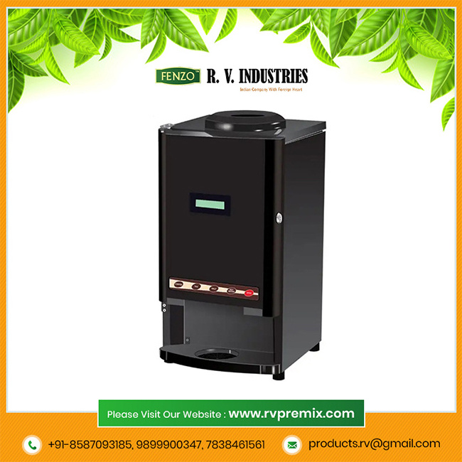 Good Quality Fully Automatic Four Selection Tea And Coffee Vending Machine  From Indian Exporter