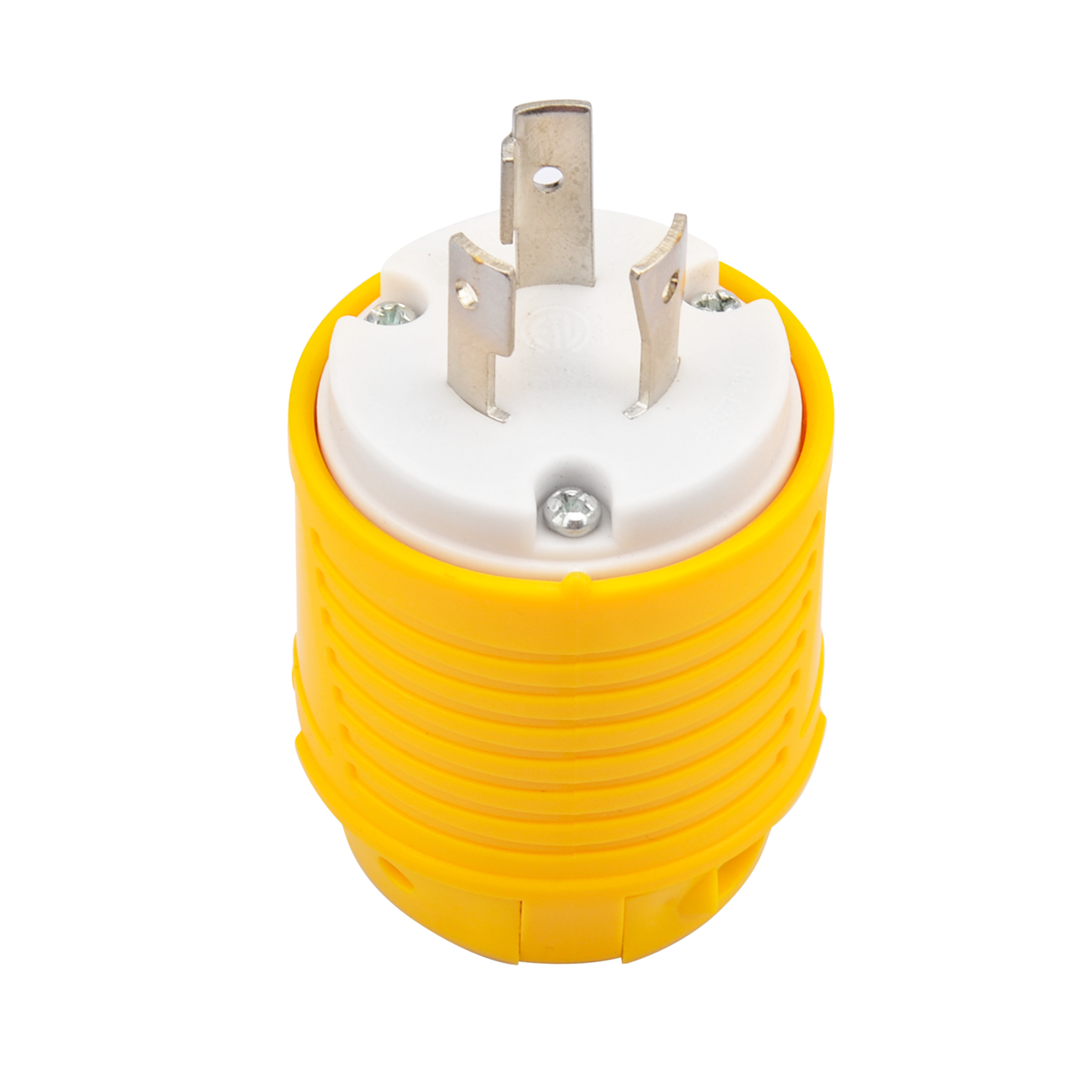 Electrical Supplies 20 Amp 125 Volt NEMA L5-20 Twist Lock Male Plug Connector 2 Pole 3 Wire Grounding Generator Adapter Plug