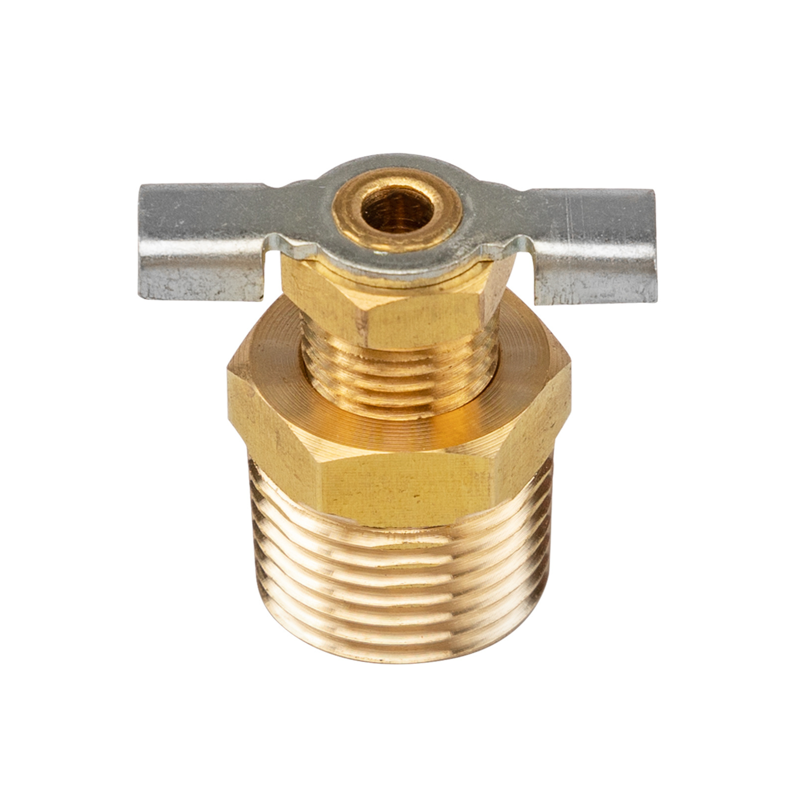 J Durable Brass Construction RV Water Heater Drain Valve 3/8 Inch Camper Water Heater Tank Drain Plug Valve