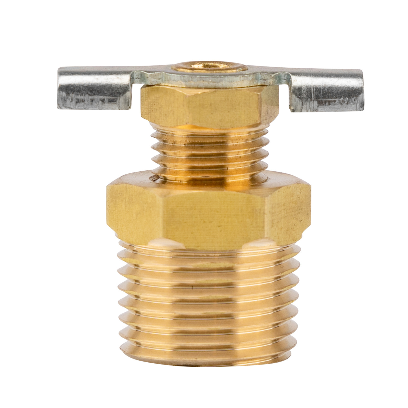 J Durable Brass Construction RV Water Heater Drain Valve 3/8 Inch Camper Water Heater Tank Drain Plug Valve