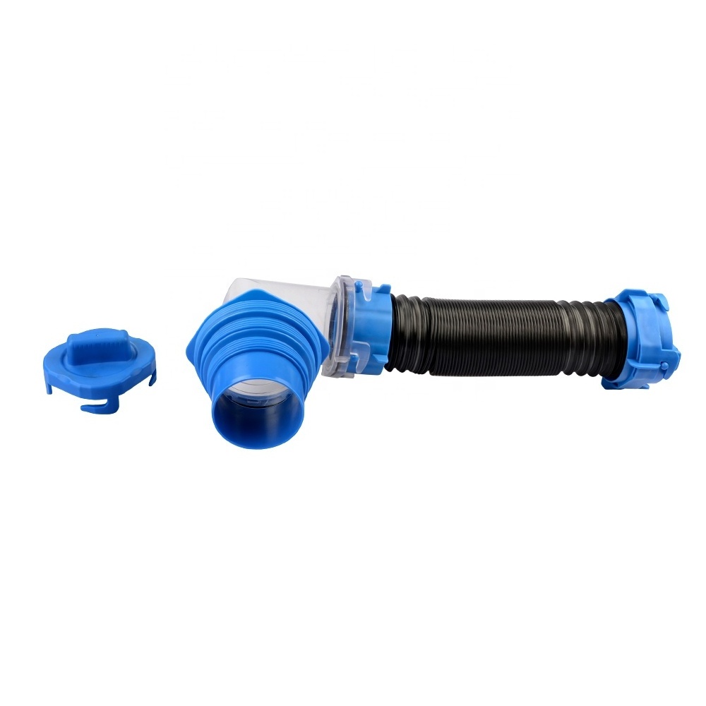 RVMATE RV Kit for Your Holding Tank System - Includes Sewer Hose with Fittings and Storage Caps