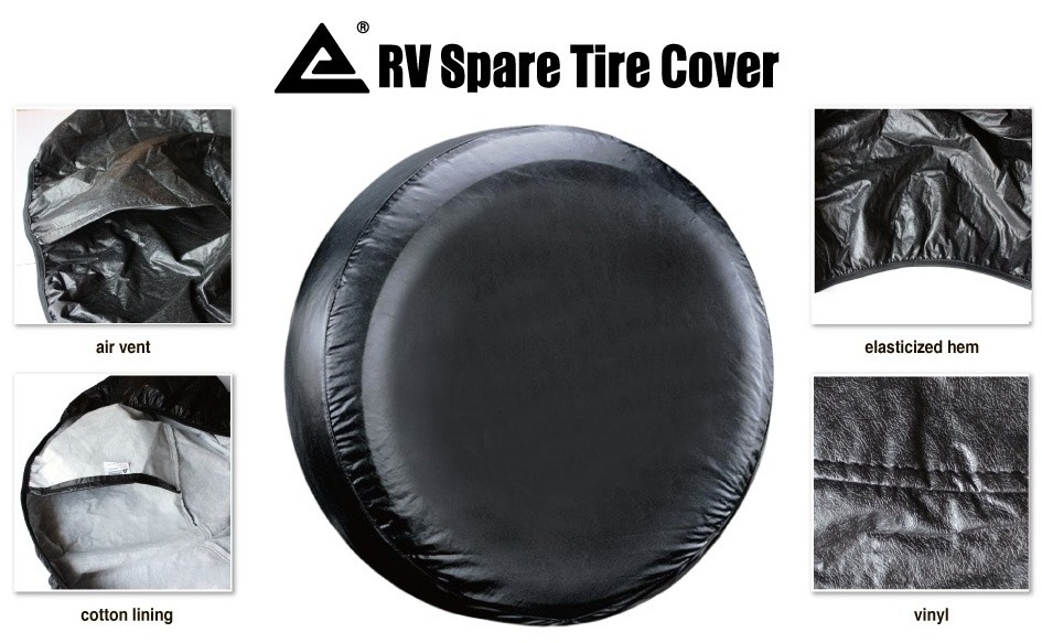 LS80106 Waterproof Spare Tire Cover Protector- Universal Fit Tire Covers,Wheel Diameter 30