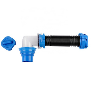 RVMATE RV Kit for Your Holding Tank System - Includes Sewer Hose with Fittings and Storage Caps