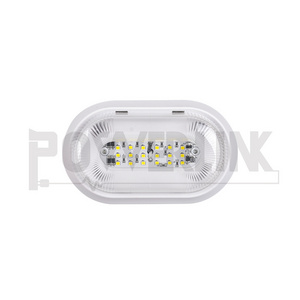 LS80111 RV LED Porch Utility Light with Clear Lenses.12V Lighting Fixture for RVs, Motorhomes, Camping