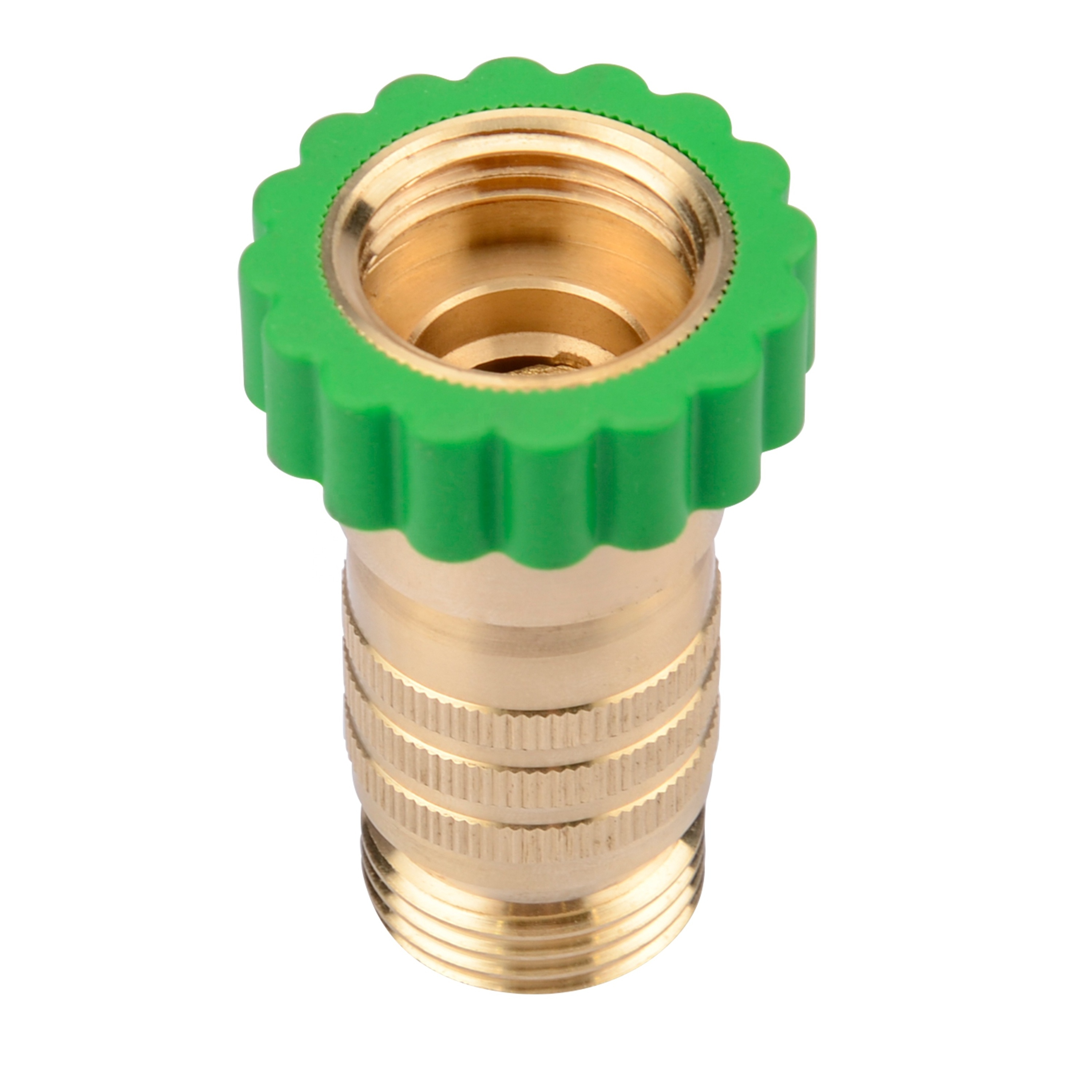 RV High Flow Water Pressure Regulator 50-55 psi, 3/4 Inch Thread Lead-Free Brass Inline Water Pressure Reducer