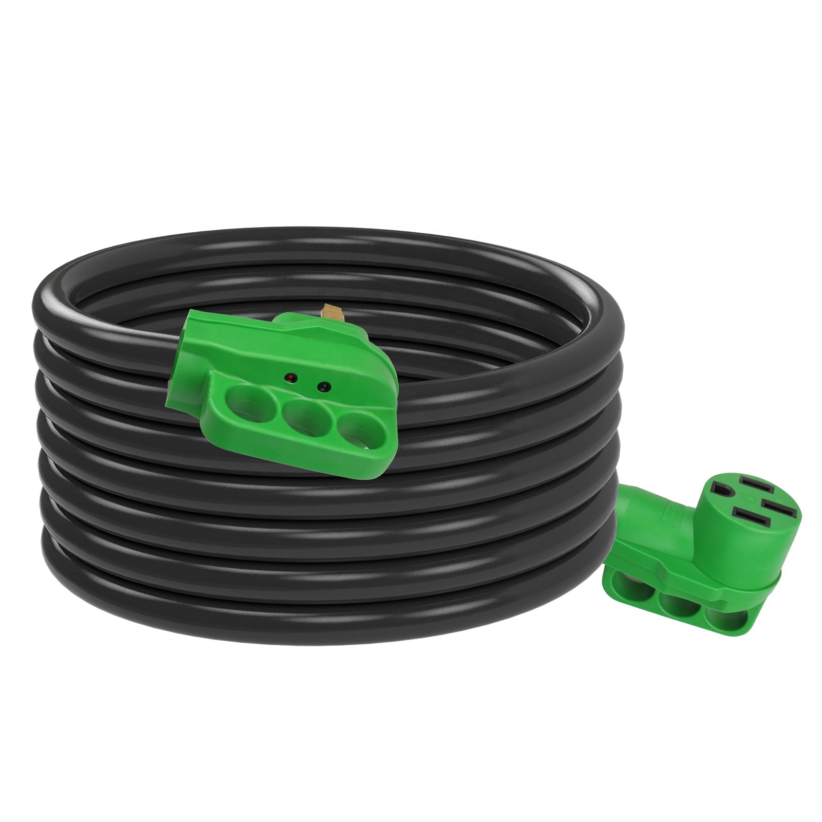 638 50A 50FT RV Power Extension Cord, Heavy Duty 14-50P Plug to 14-50R Receptacle Connector with Grip Handle