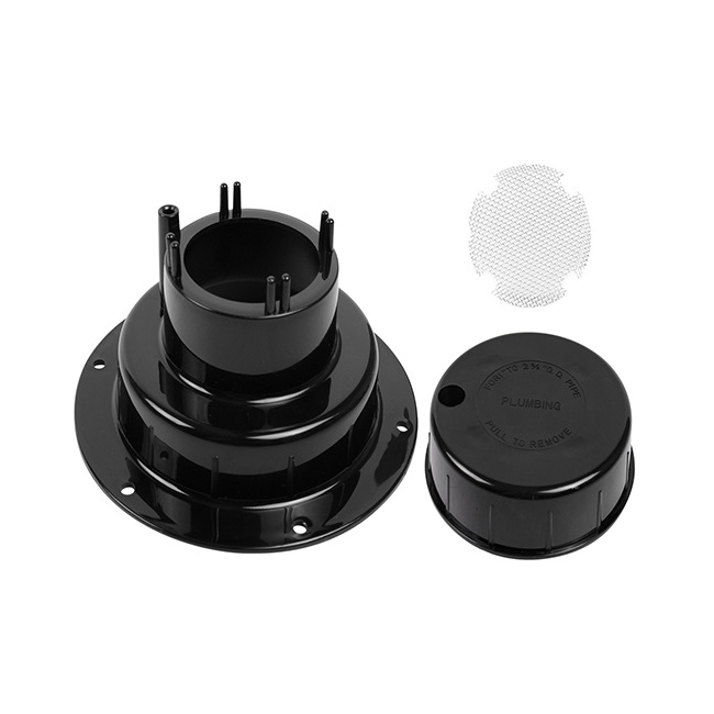 Anti-UV Plumbing Vent Kit with Screen Camper Roof Vent Cap Replacement RV Sewer Vent Cap for 1 to 2 3/8