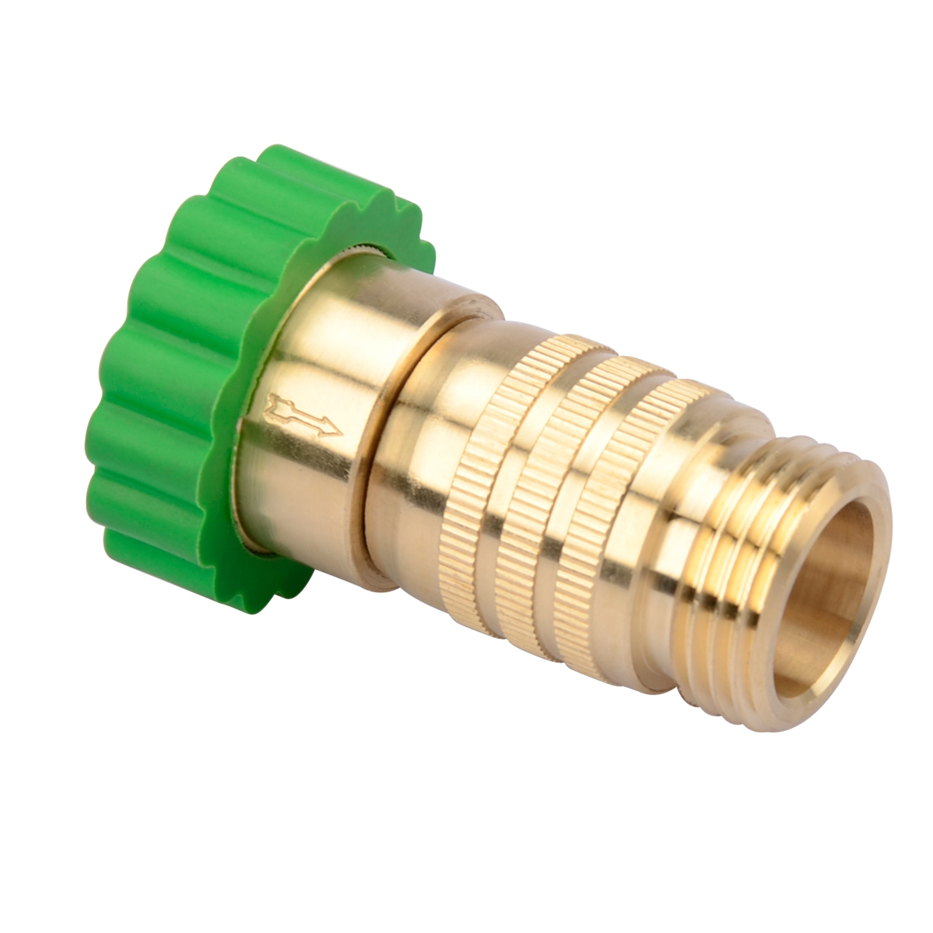 RV High Flow Water Pressure Regulator 50-55 psi, 3/4 Inch Thread Lead-Free Brass Inline Water Pressure Reducer