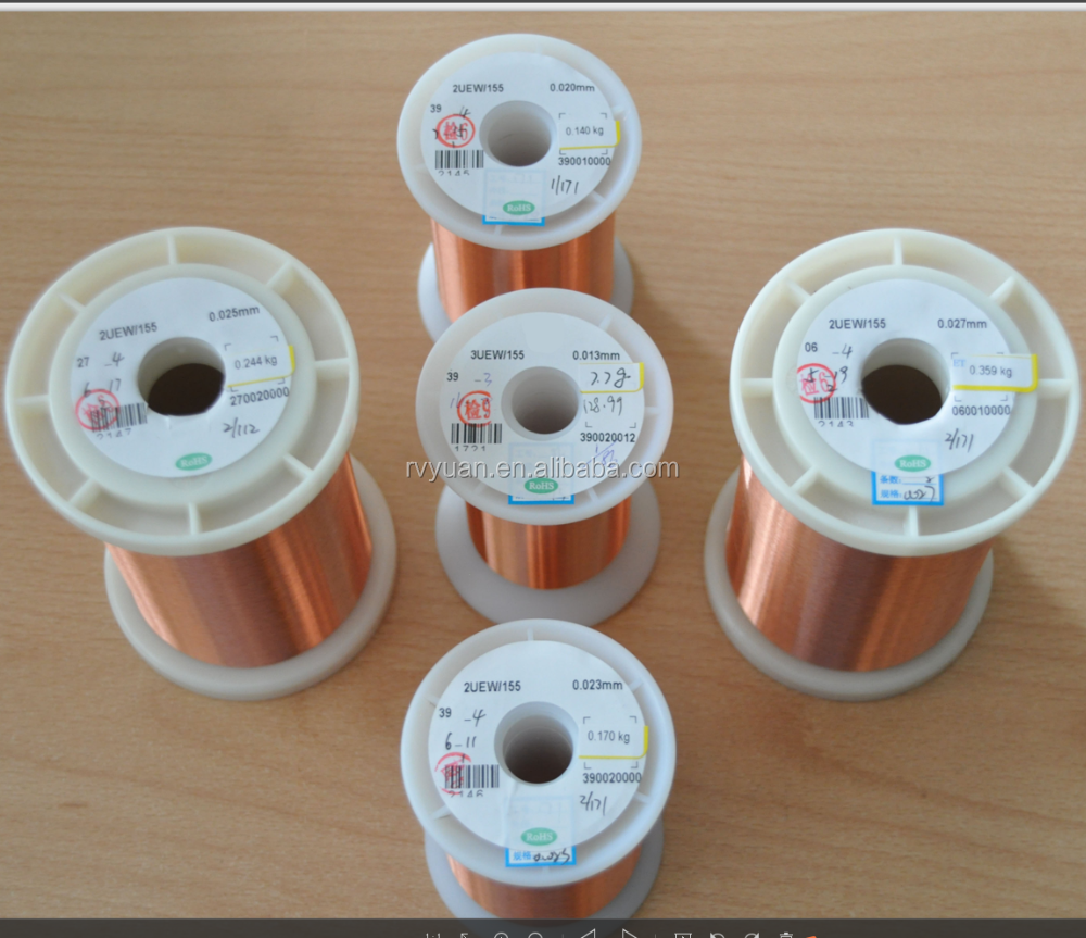 Ultra Thin extreame fine copper wire for Appliance , multi applications wide size range