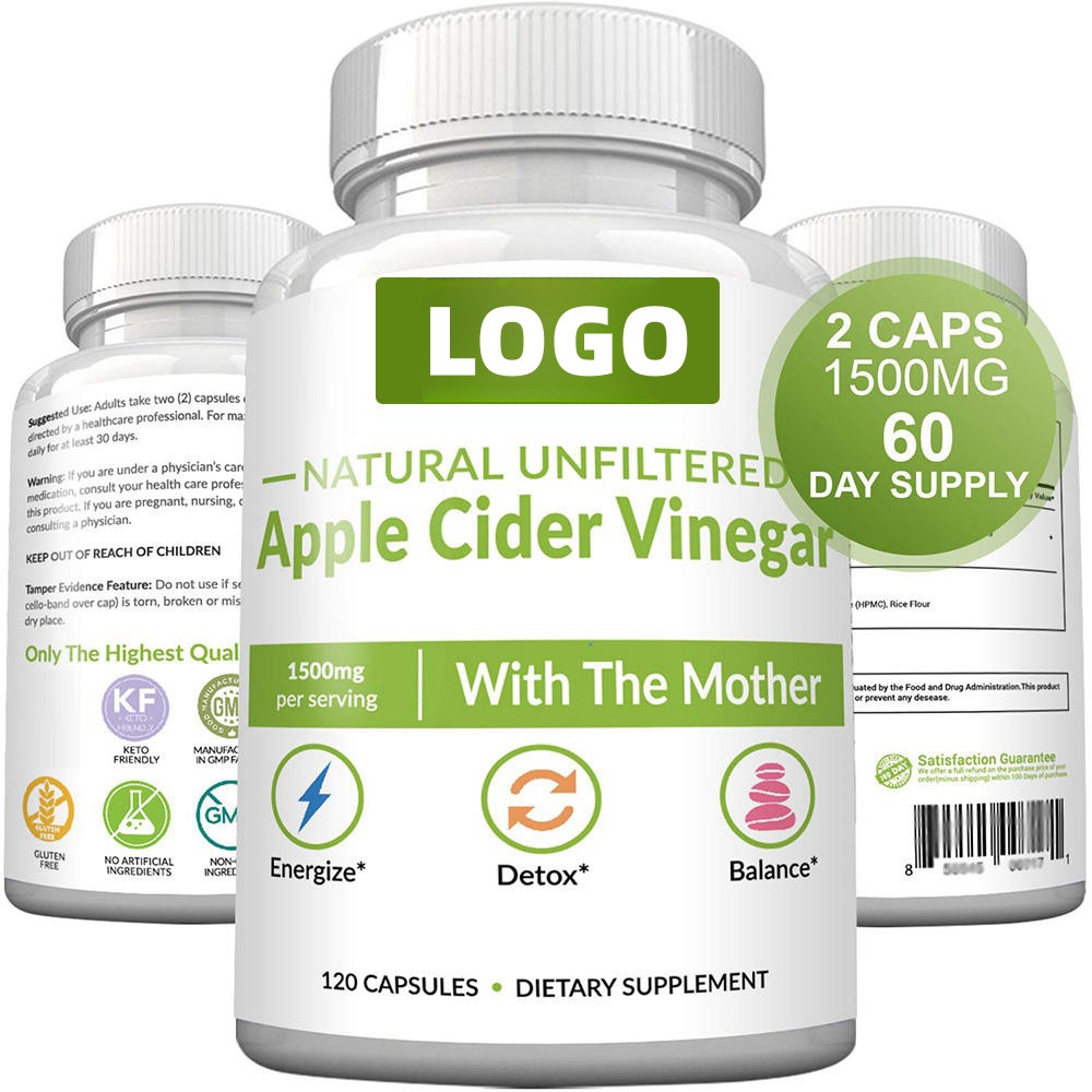 100% Organic No Binders high purity potency ACV Gummies Immune Support Apple Cider Vinegar Gummies